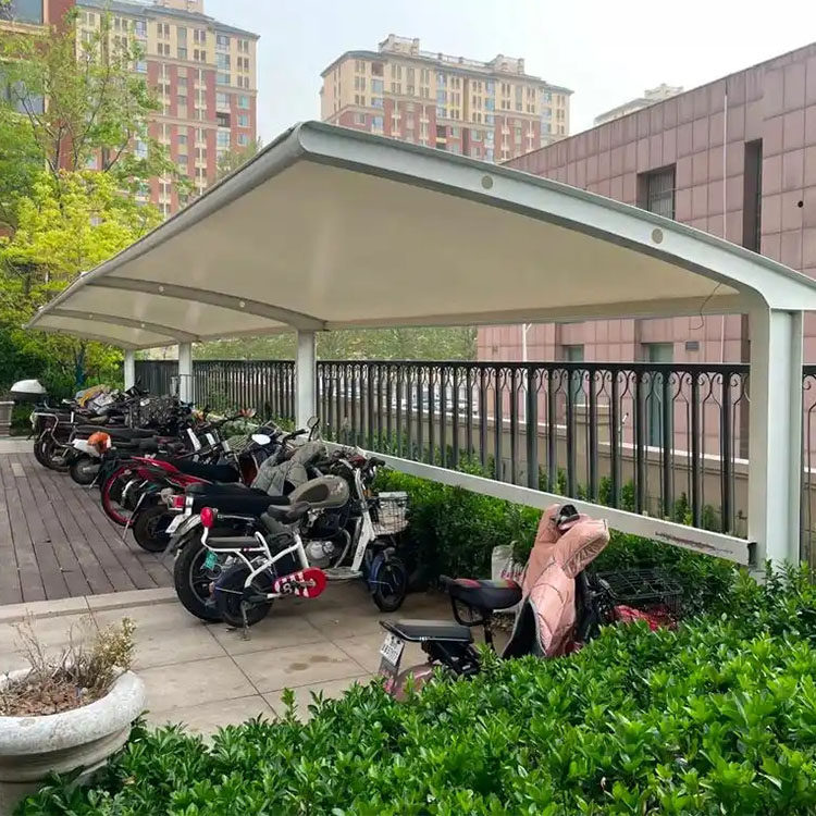 平利县膜结构电动车棚